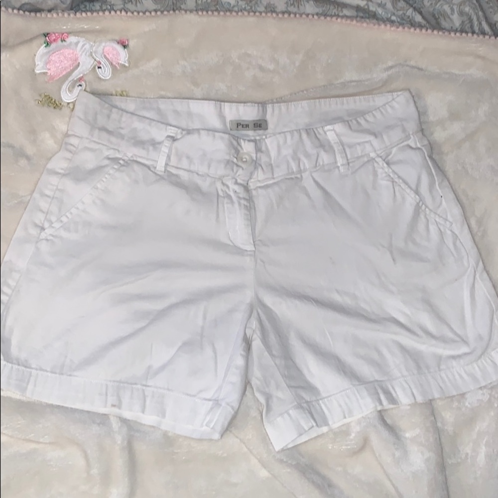 White shorts